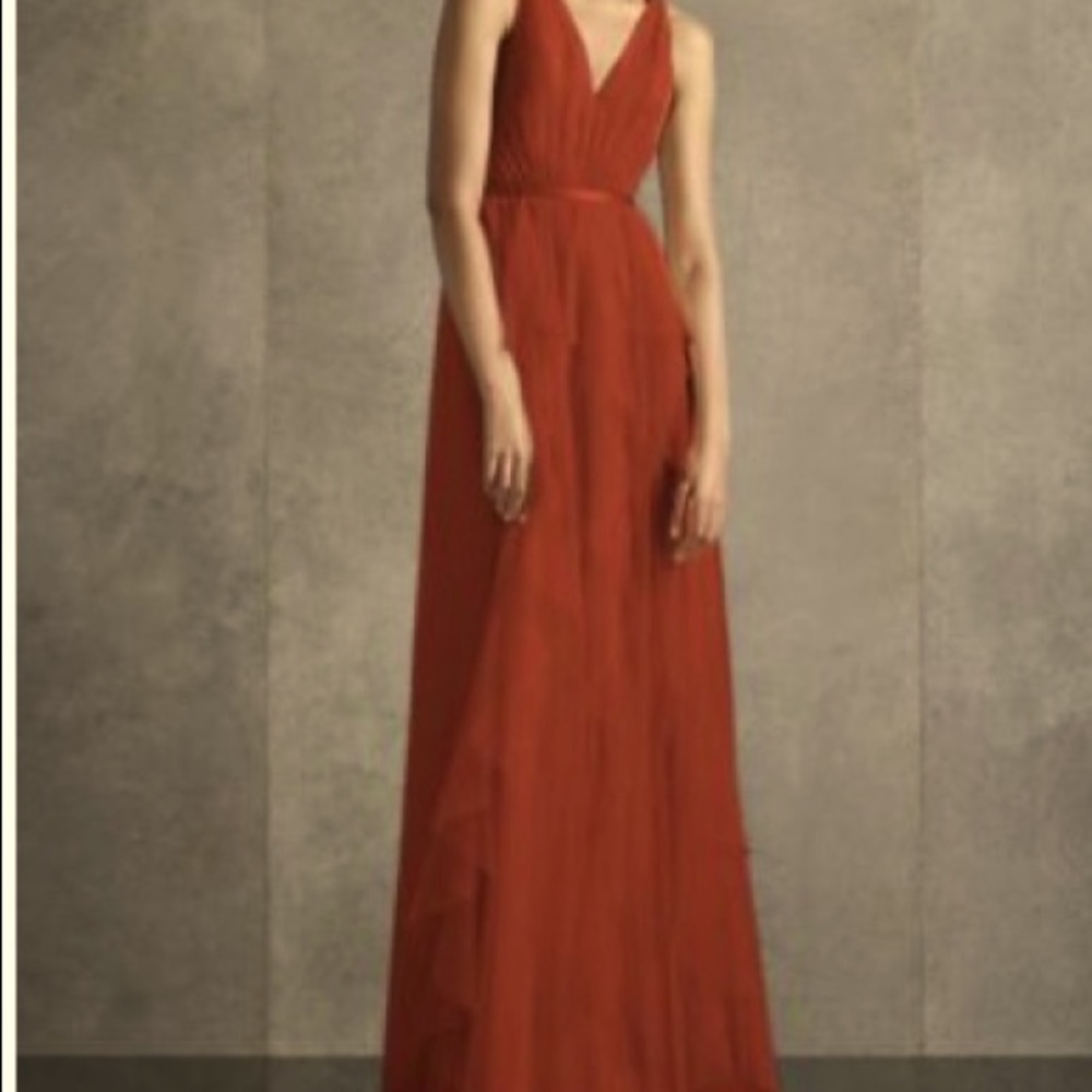 Vera Wang - Bridesmaid’s Dress - Cinnamon (David’s Bridal color swatch)